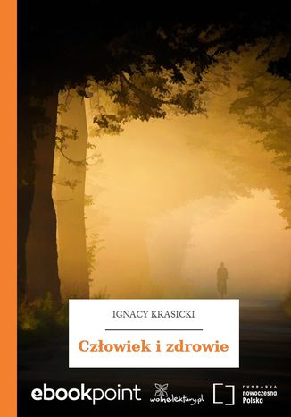 Człowiek i zdrowie Ignacy Krasicki - okladka książki