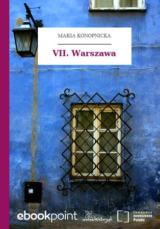 VII. Warszawa Maria Konopnicka - okladka książki