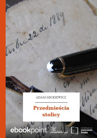 Przedmieścia stolicy Adam Mickiewicz - okladka książki