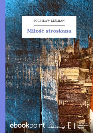 Miłość stroskana Bolesław Leśmian - okladka książki