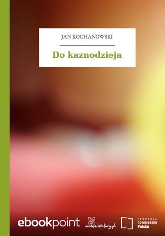 Do kaznodzieja Jan Kochanowski - okladka książki