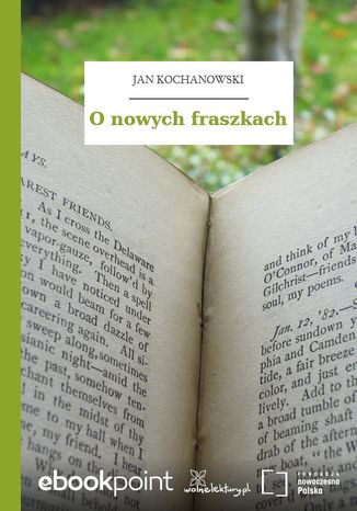 O nowych fraszkach Jan Kochanowski - okladka książki