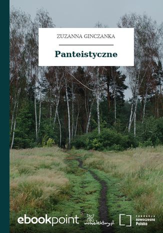 Panteistyczne Zuzanna Ginczanka - okladka książki