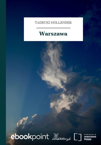 Warszawa Tadeusz Hollender - okladka książki