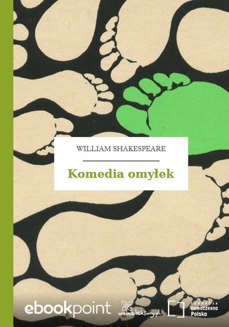 Komedia omyłek William Shakespeare (Szekspir) - okladka książki