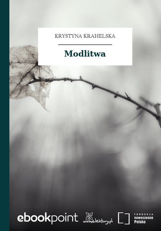 Modlitwa Krystyna Krahelska - okladka książki