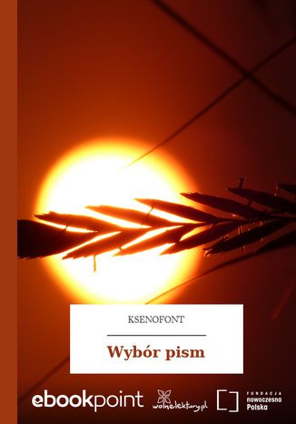 Wybór pism Ksenofont - okladka książki