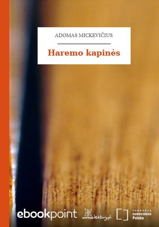 Haremo kapins Adam Mickiewicz - okladka książki
