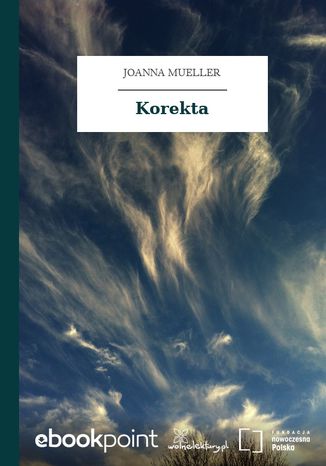 Korekta Joanna Mueller - okladka książki