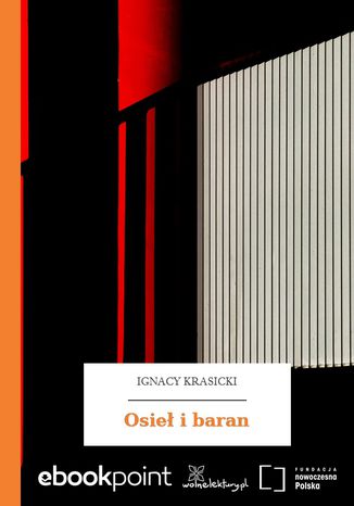 Osieł i baran Ignacy Krasicki - okladka książki