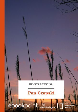 Pan Czapski Henryk Rzewuski - okladka książki