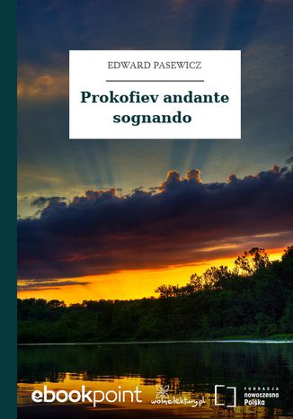 Prokofiev andante sognando Edward Pasewicz - okladka książki