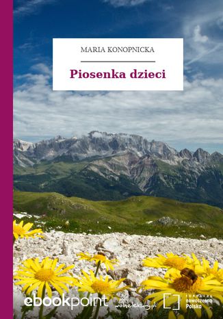 Piosenka dzieci Maria Konopnicka - okladka książki