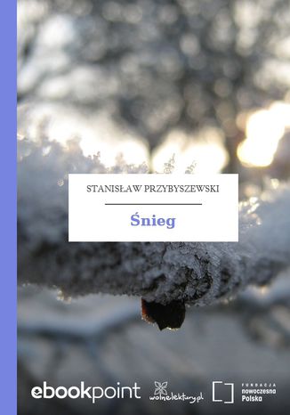 Śnieg Stanisław Przybyszewski - okladka książki