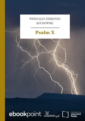 Psalm X Wespazjan Hieronim Kochowski - okladka książki