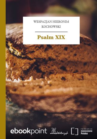 Psalm XIX Wespazjan Hieronim Kochowski - okladka książki