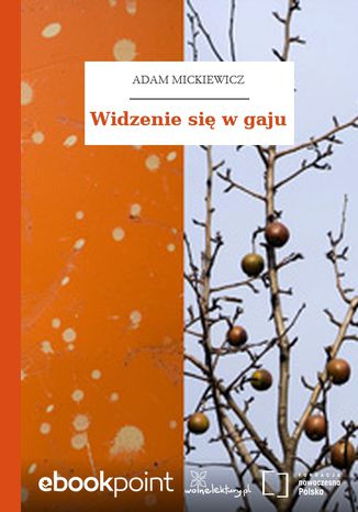 Widzenie się w gaju Adam Mickiewicz - okladka książki