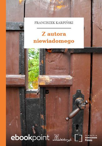 Z autora niewiadomego Franciszek Karpiński - okladka książki