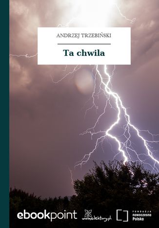 Ta chwila Andrzej Trzebiński - okladka książki