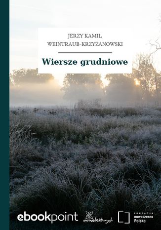 Wiersze grudniowe Jerzy Kamil Weintraub-Krzyżanowski - okladka książki
