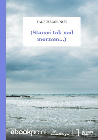 (Stanąć tak nad morzem...) Tadeusz Miciński - okladka książki