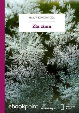 Zła zima Maria Konopnicka - okladka książki