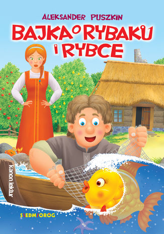 Bajka o rybaku i rybce Aleksander Puszkin - okladka książki