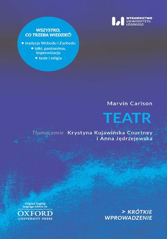 Teatr. Krótkie Wprowadzenie 20 Marvin Carlson - okladka książki