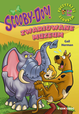 Scooby-Doo! Zwariowane muzeum Gail Herman - okladka książki