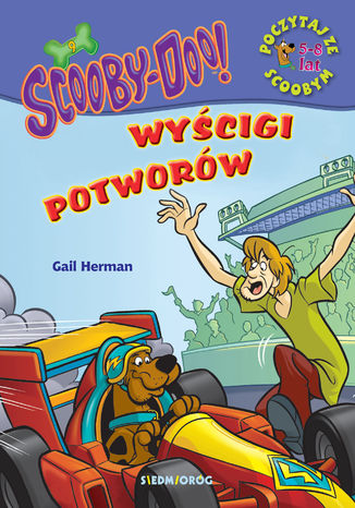 Scooby-Doo! Wyścigi potworów Gail Herman - okladka książki