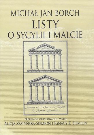 Listy o Sycylii i Malcie Michał Jan Borch - okladka książki