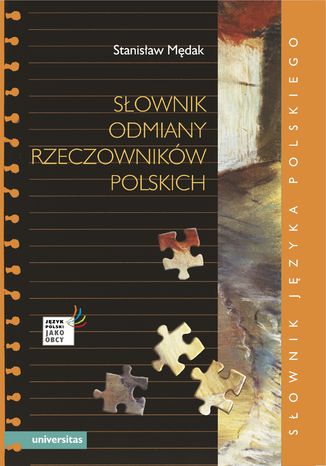 Słownik odmiany rzeczowników polskich Stanisław Mędak - okladka książki