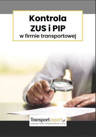 Kontrola ZUS i PIP w firmie transportowej Praca zbiorowa - okladka książki