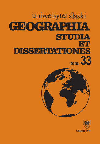 Geographia. Studia et Dissertationes. T. 33 red. Tadeusz Szczypek - okladka książki