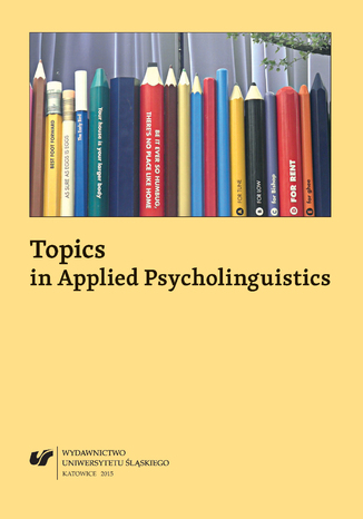 Topics in Applied Psycholinguistics red. Danuta Gabryś-Barker - okladka książki