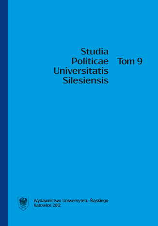 Studia Politicae Universitatis Silesiensis. T. 9 red. Jan Iwanek, Mieczysław Stolarczyk, współudz. Marian Mitręga - okladka książki