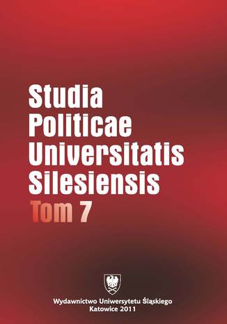 Studia Politicae Universitatis Silesiensis. T. 7 red. Jan Iwanek, Mieczysław Stolarczyk, współudz. Rafał Glajcar - okladka książki