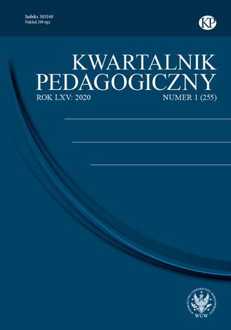 Kwartalnik Pedagogiczny 2020/1 (255) Adam Fijałkowski - okladka książki