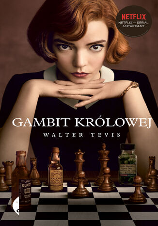 Gambit królowej Walter Tevis - okladka książki