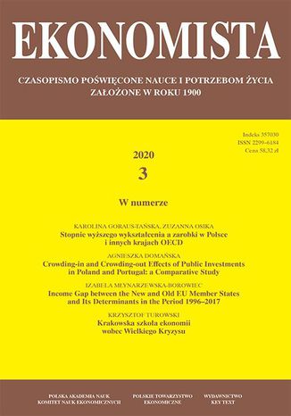 Ekonomista 2020 nr 3 Praca zbiorowa - okladka książki