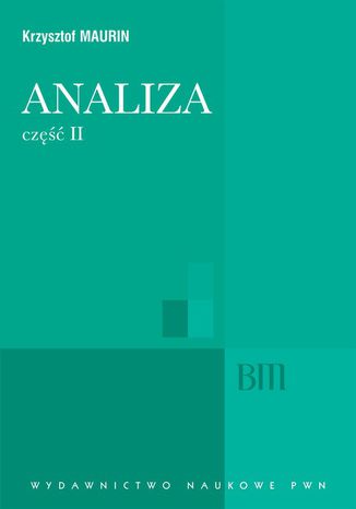 Analiza, cz. 2 Krzysztof Maurin - okladka książki