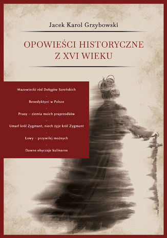 Opowieści historyczne z XVI wieku Jacek Karol Grzybowski - okladka książki