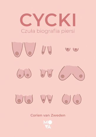 Cycki. Czuła biografia piersi Corien van Zweden - okladka książki