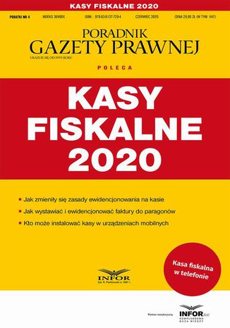 Kasy fiskalne 2020 Praca zbiorowa - okladka książki