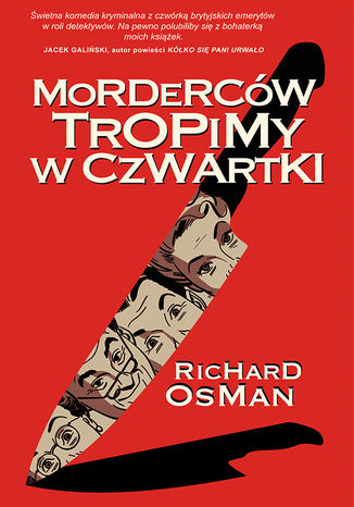 Morderców tropimy w czwartki Richard Osman - okladka książki