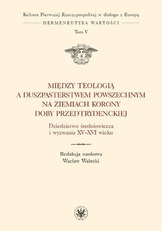 Między teologią a duszpasterstwem powszechnym na ziemiach Korony doby przedtrydenckiej. Tom V Wacław Walecki - okladka książki