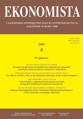 Ekonomista 2020 nr 4 Praca zbiorowa - okladka książki