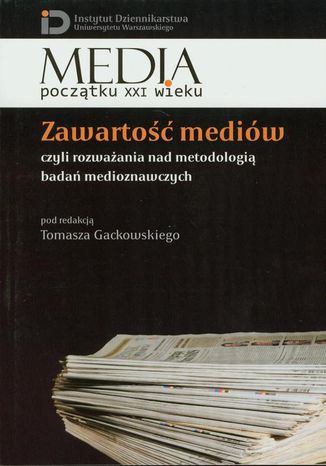 Zawartość mediów Tomasz Gackowski - okladka książki