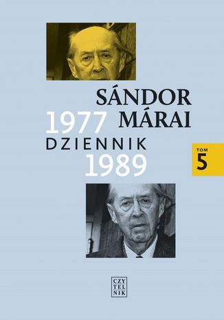 Dziennik 1977-1989 Sándor Márai - okladka książki