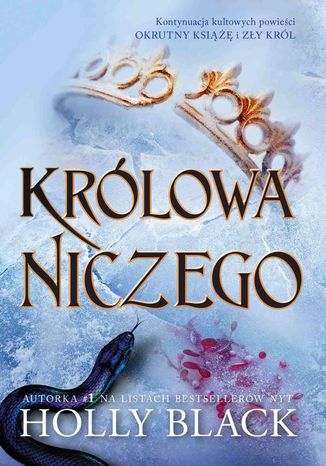 Królowa niczego Holly Black - okladka książki